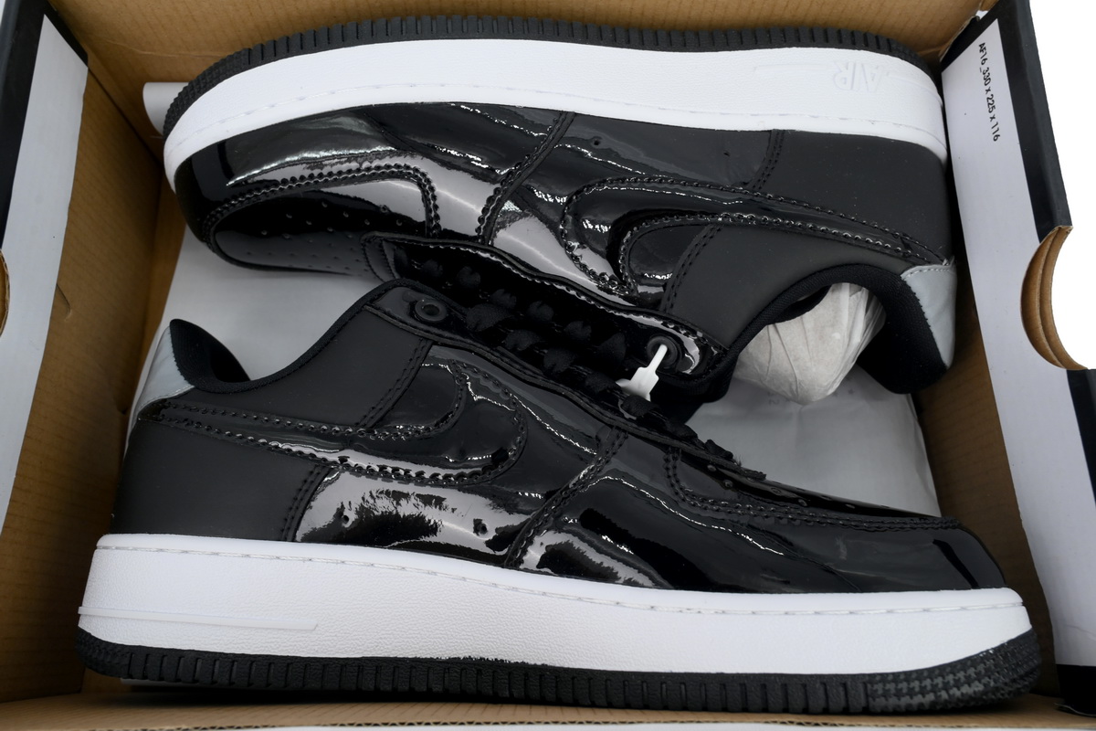 LJR Batch Nike Air Force 1 07 SE Premium Black Silver AH-6827-001