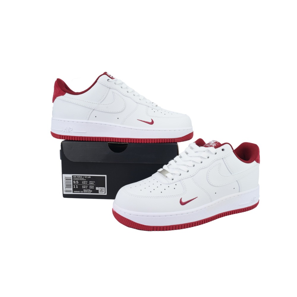 LJR Batch Nike Air Force 1 '07 LV8 'Mini Swoosh Pack - White Team Red'  HM9483-100
