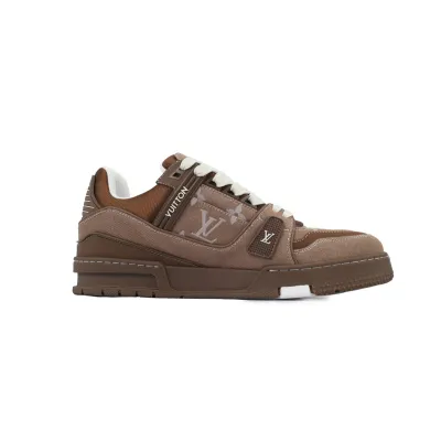 Louis Vuitton Trainer Sneaker Brown Cowboy 1AHT18 02