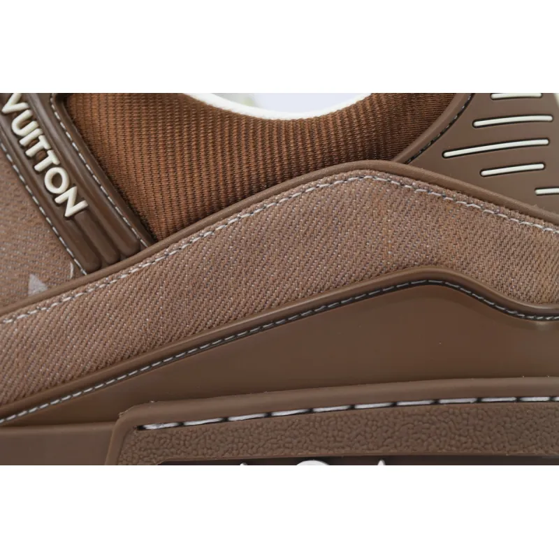 Louis Vuitton Trainer Sneaker Brown Cowboy 1AHT18