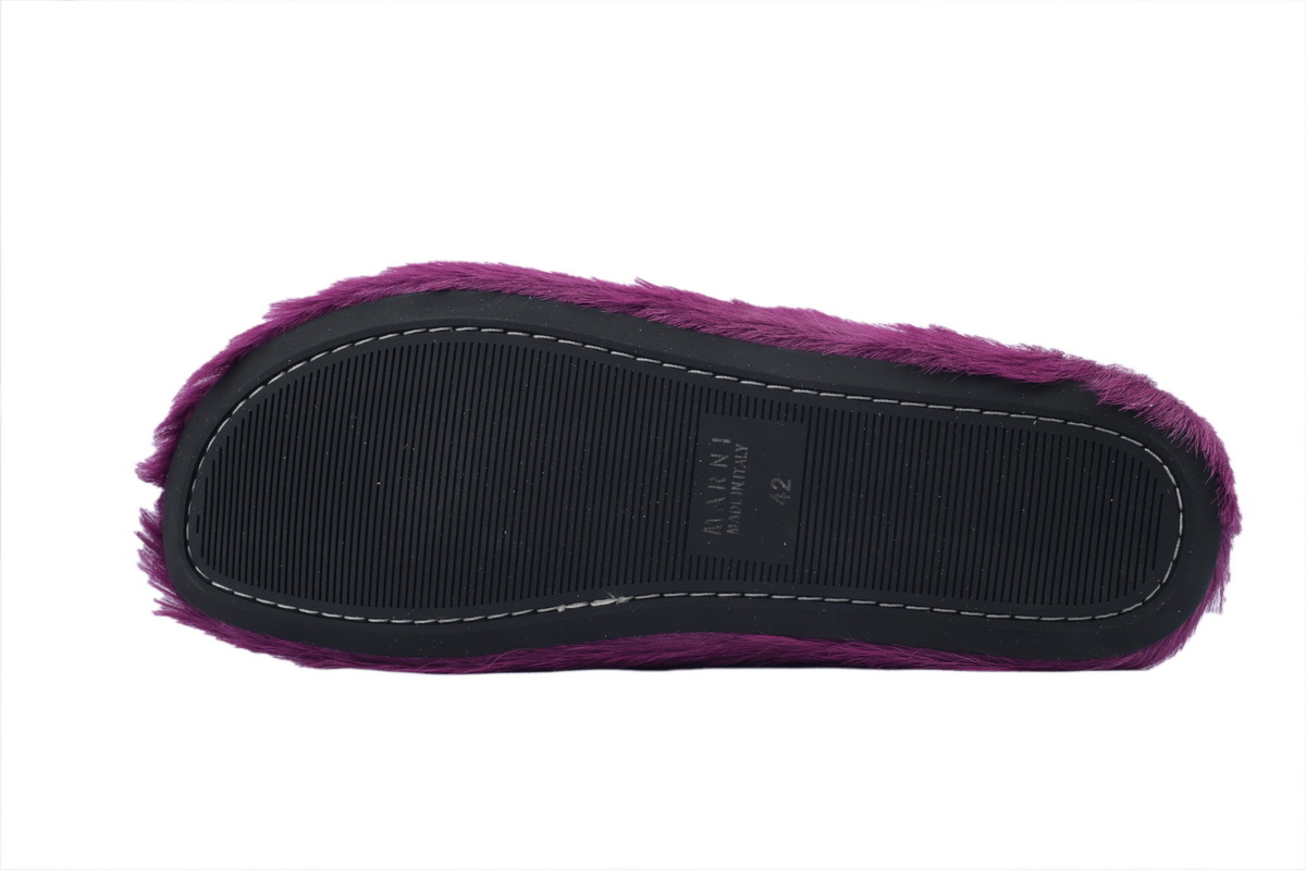 Marni Long-hair Calfskin Wine Red SBMS004601P412200C68