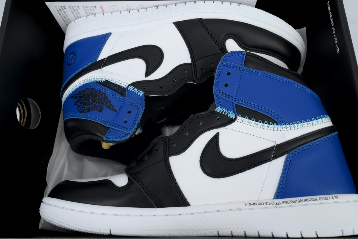 PK God Batch Air Jordan 1 Mid x Union LA Blue Lightning IO7847-001