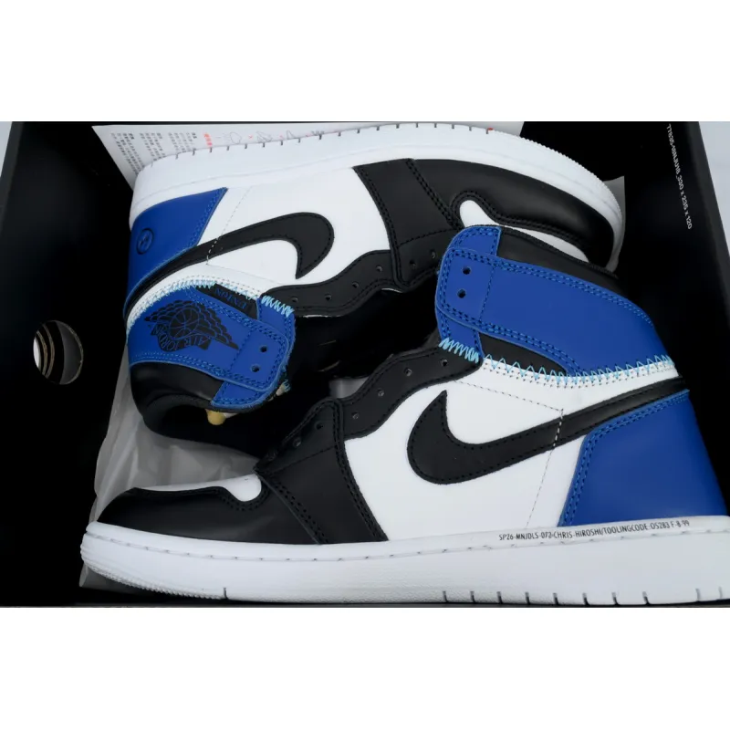 PK God Batch Air Jordan 1 Mid x Union LA Blue Lightning IO7847-001