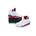 PK God Batch Air Jordan 5 Retro 'Fire Red' 2025 HQ7980-101
