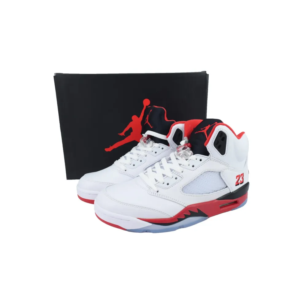 PK God Batch Air Jordan 5 Retro 'Fire Red' 2025 HQ7980-101