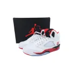 PK God Batch Air Jordan 5 Retro 'Fire Red' 2025 HQ7980-101