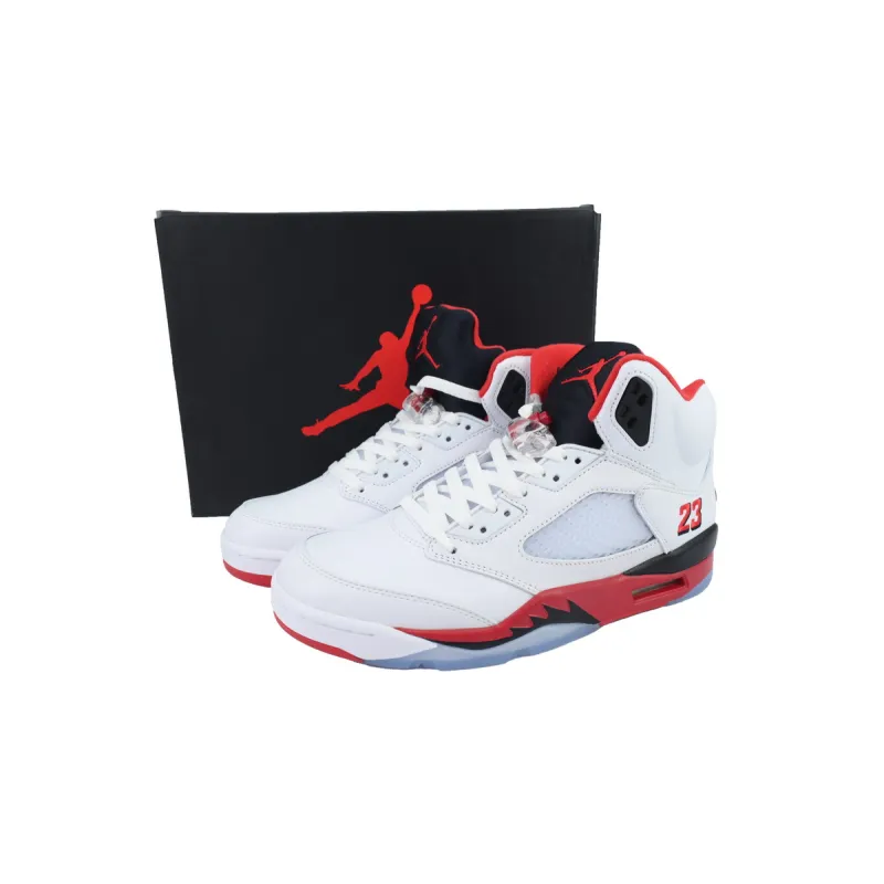 PK God Batch Air Jordan 5 Retro 'Fire Red' 2025 HQ7980-101