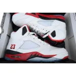 PK God Batch Air Jordan 5 Retro 'Fire Red' 2025 HQ7980-101