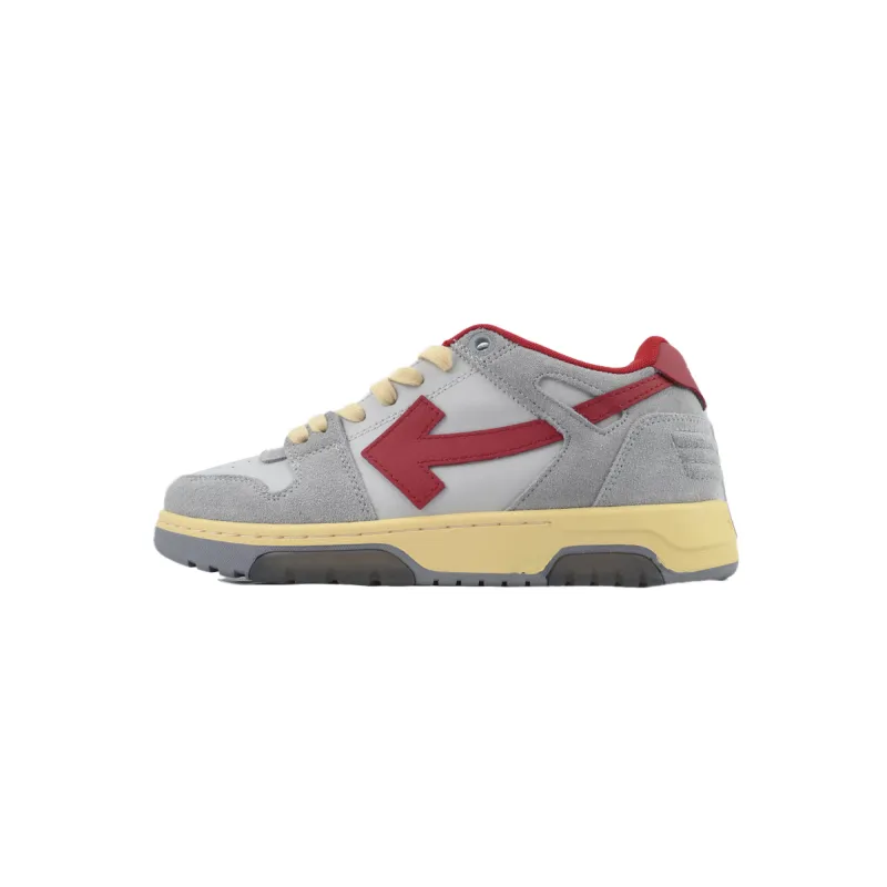 PK God Batch OFF-WHITE Out Of Office OOO Low Light Grey Red OMIA189S 24LEA011 0525