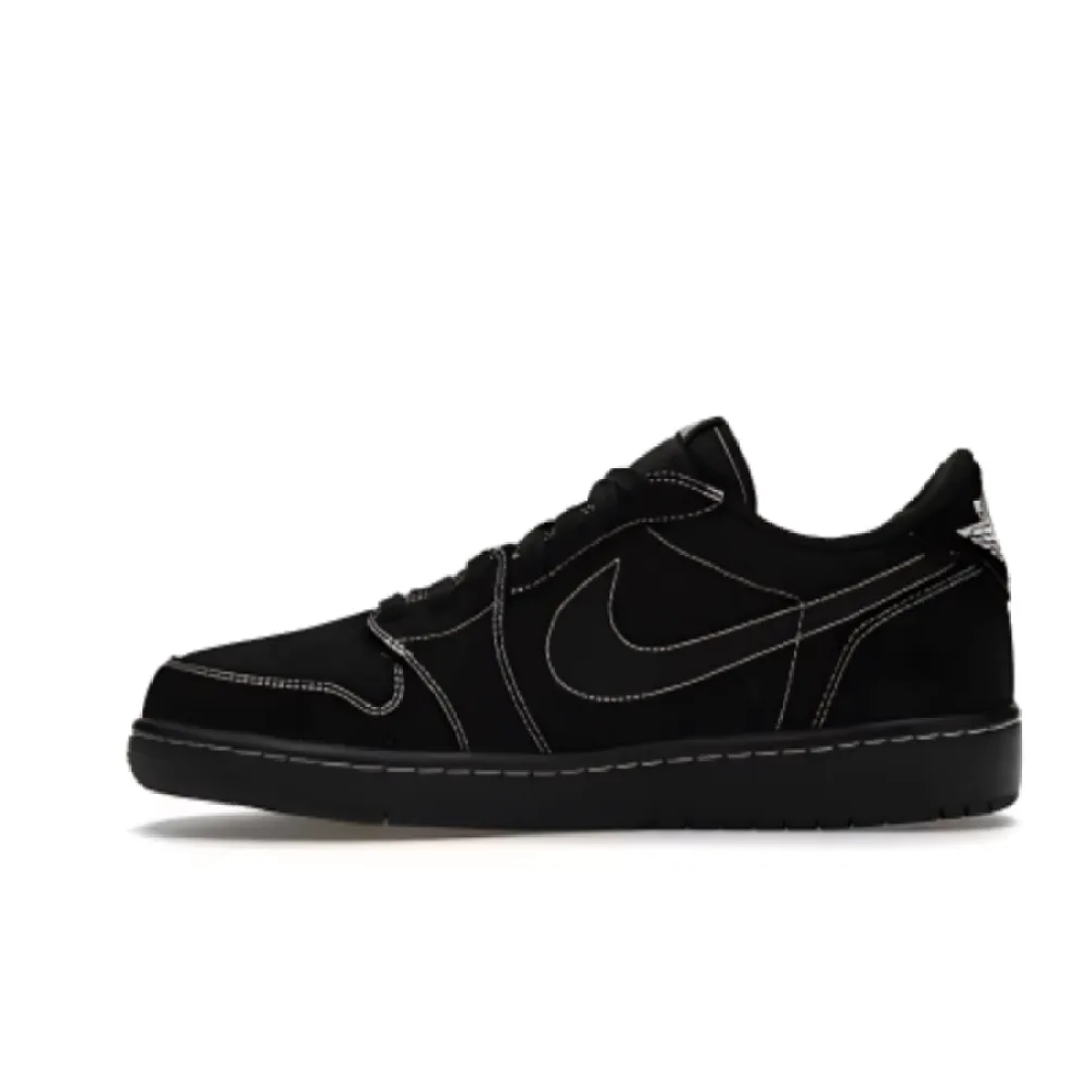 【$59 High Cost Effective】Air Jordan 1 Retro Low OG SP Travis Scott Black Phantom DM7866-001