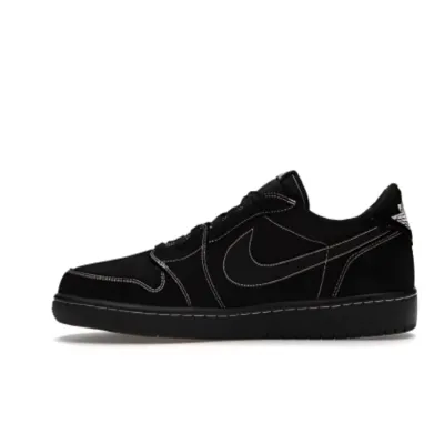【$59 High Cost Effective】Air Jordan 1 Retro Low OG SP Travis Scott Black Phantom DM7866-001 01