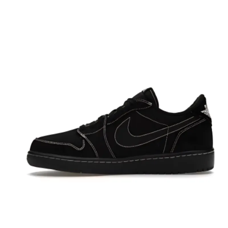 【$59 High Cost Effective】Air Jordan 1 Retro Low OG SP Travis Scott Black Phantom DM7866-001