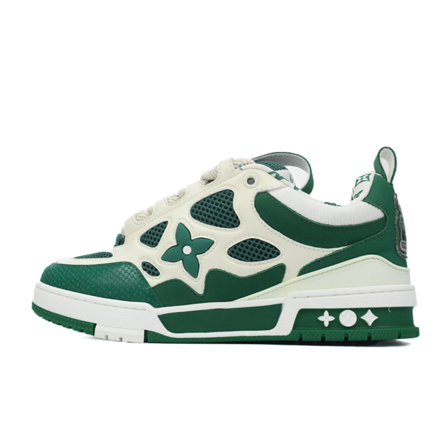 Louis Vuitton Skate Sneaker White Green 1AC520