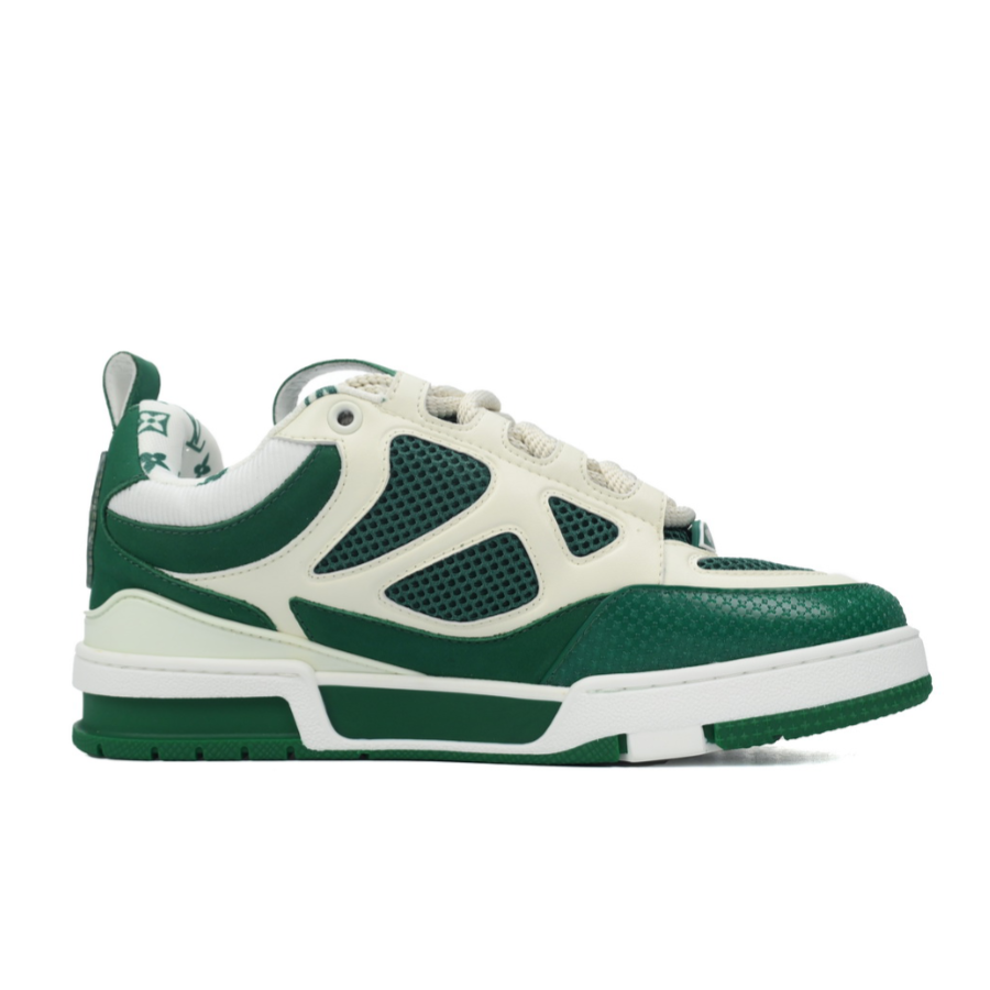Louis Vuitton Skate Sneaker White Green 1AC520