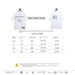 Balenciaga 25ss Basketball Embroidery 01 Print T-shirt White