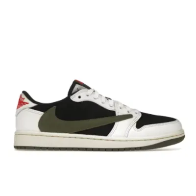 【$59 High Cost Effective】Air Jordan 1 Retro Low OG SP Travis Scott Olive DZ4137-106 02