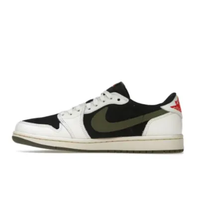 【$59 High Cost Effective】Air Jordan 1 Retro Low OG SP Travis Scott Olive DZ4137-106 01