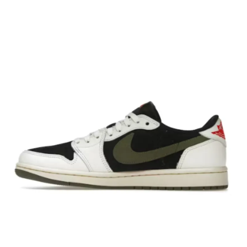 【$59 High Cost Effective】Air Jordan 1 Retro Low OG SP Travis Scott Olive DZ4137-106