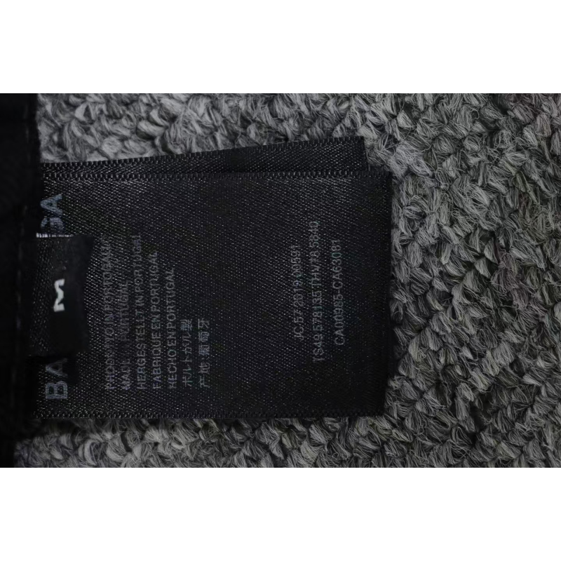 Balenciaga Side Logo Letter Embroidery Single-Breasted Jeans