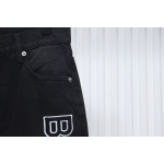 Balenciaga Side Logo Letter Embroidery Single-Breasted Jeans
