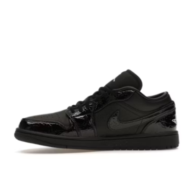 LJR Batch Air Jordan 1 Low SE 'Black Croc' HJ7443-010 01