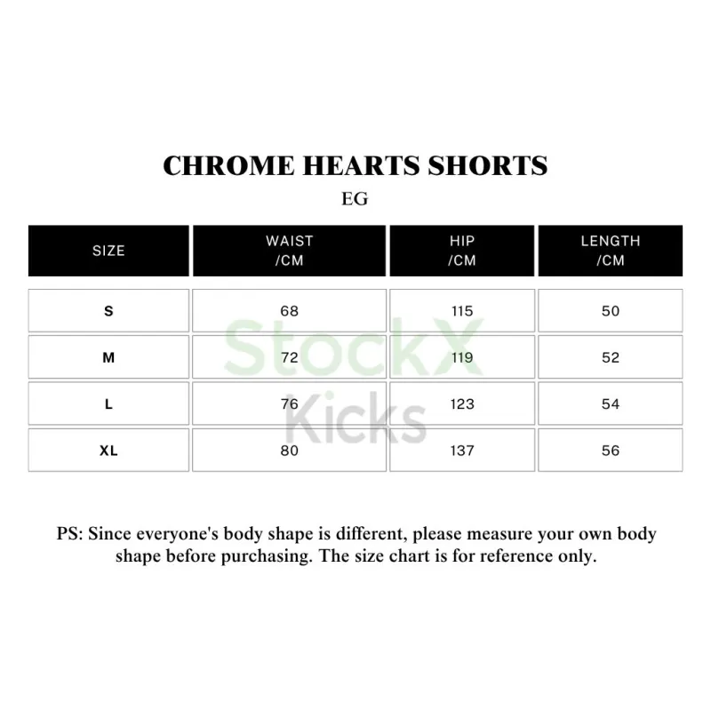 Chrome Hearts Jersey Shorts Black/ Red/ Pink/ Green/ Blue
