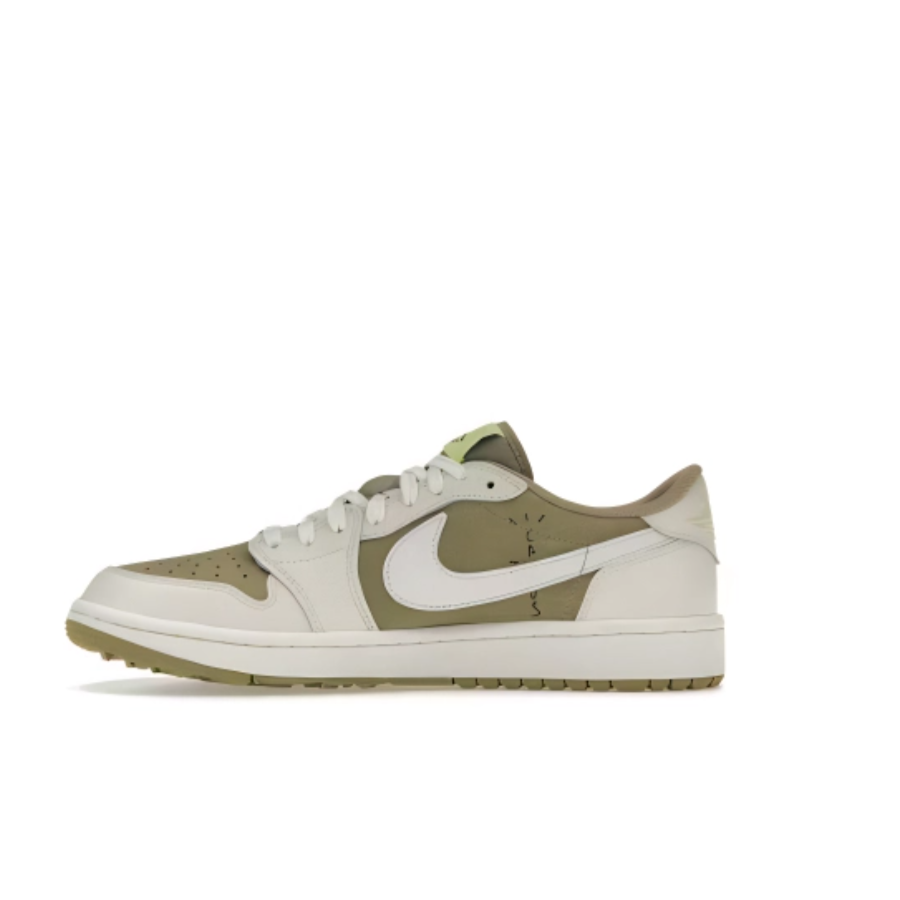 LJR Batch Air Jordan 1 Retro Low Golf Travis Scott Neutral Olive FZ3124-200