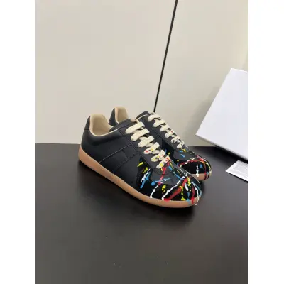 Maison Margiela Painted Replica Sneaker Black 02