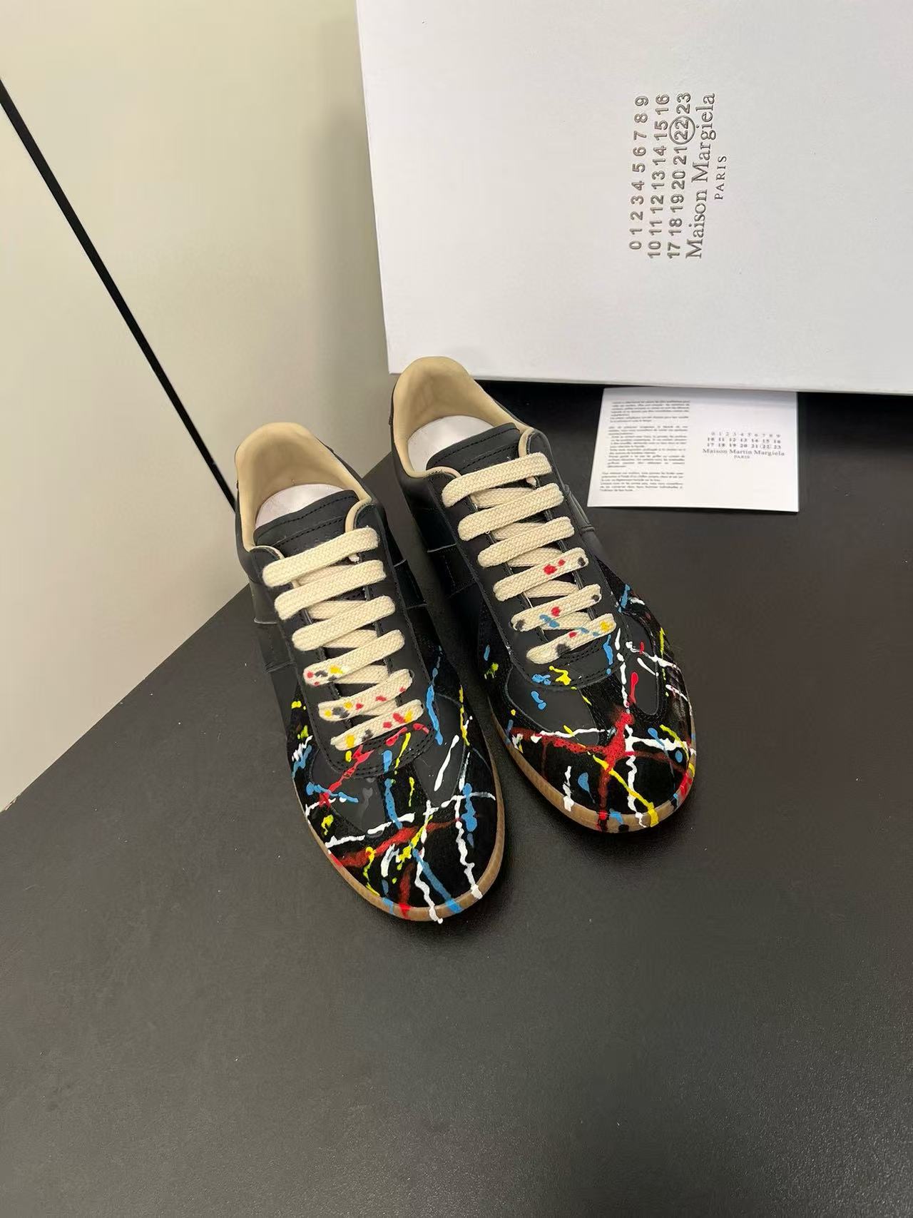 Maison Margiela Painted Replica Sneaker Black