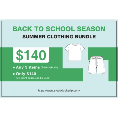 Choose any 3 T-shirts /Shorts Only $140 (Discount codes can be used） 01