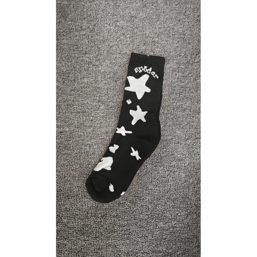 [Add One] Sp5der Socks White/ Black/ Orange/ Pink/ Green EG0719