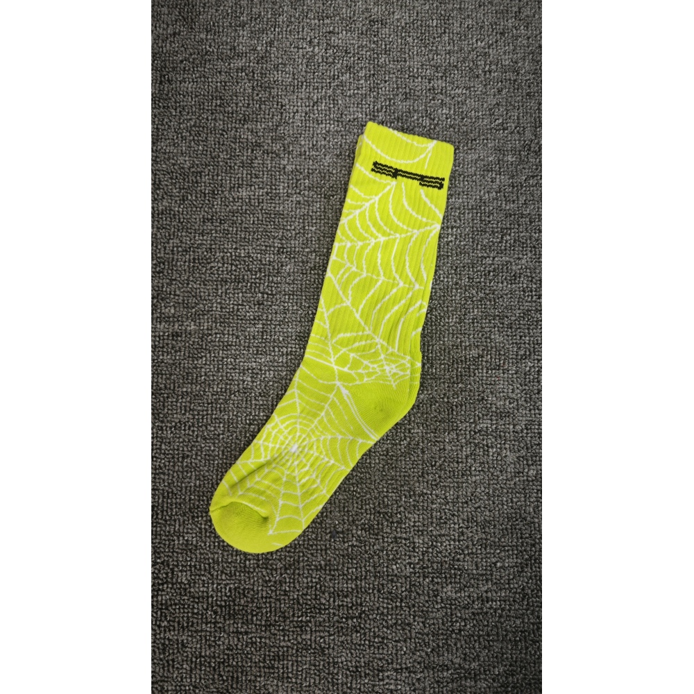 [Add One] Sp5der Socks White/ Black/ Orange/ Pink/ Green EG0719