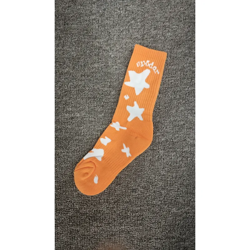 [Add One] Sp5der Socks White/ Black/ Orange/ Pink/ Green EG0719