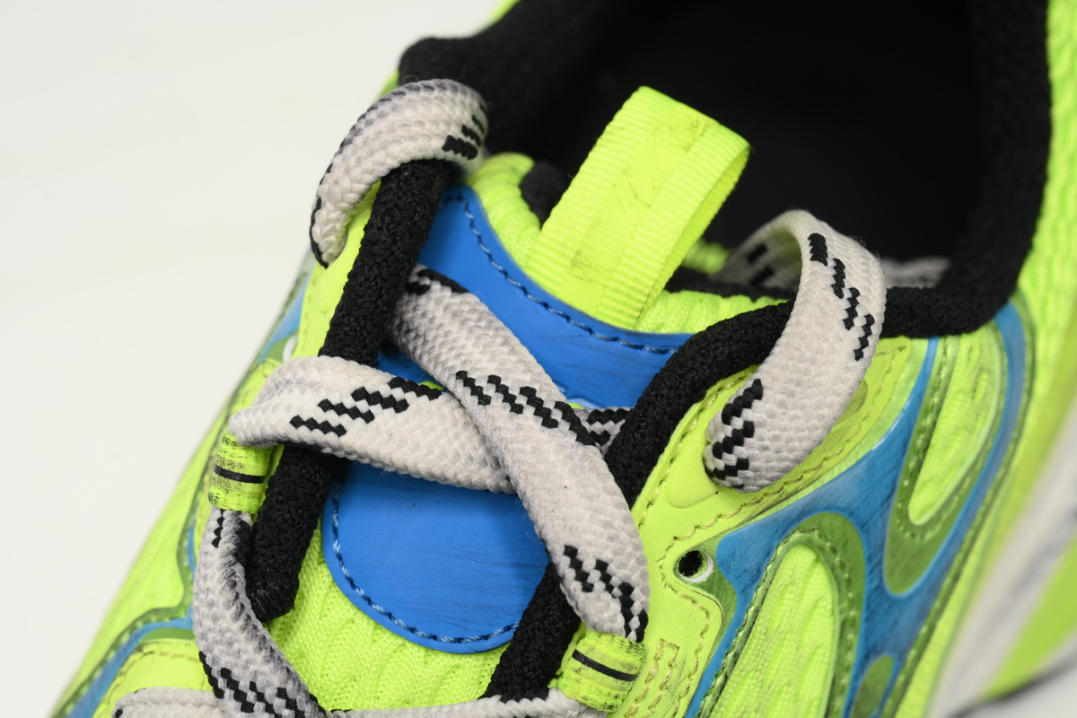 Balenciaga 3XL Sneaker Black Fluorescent Green 734734 W3XL6 7019