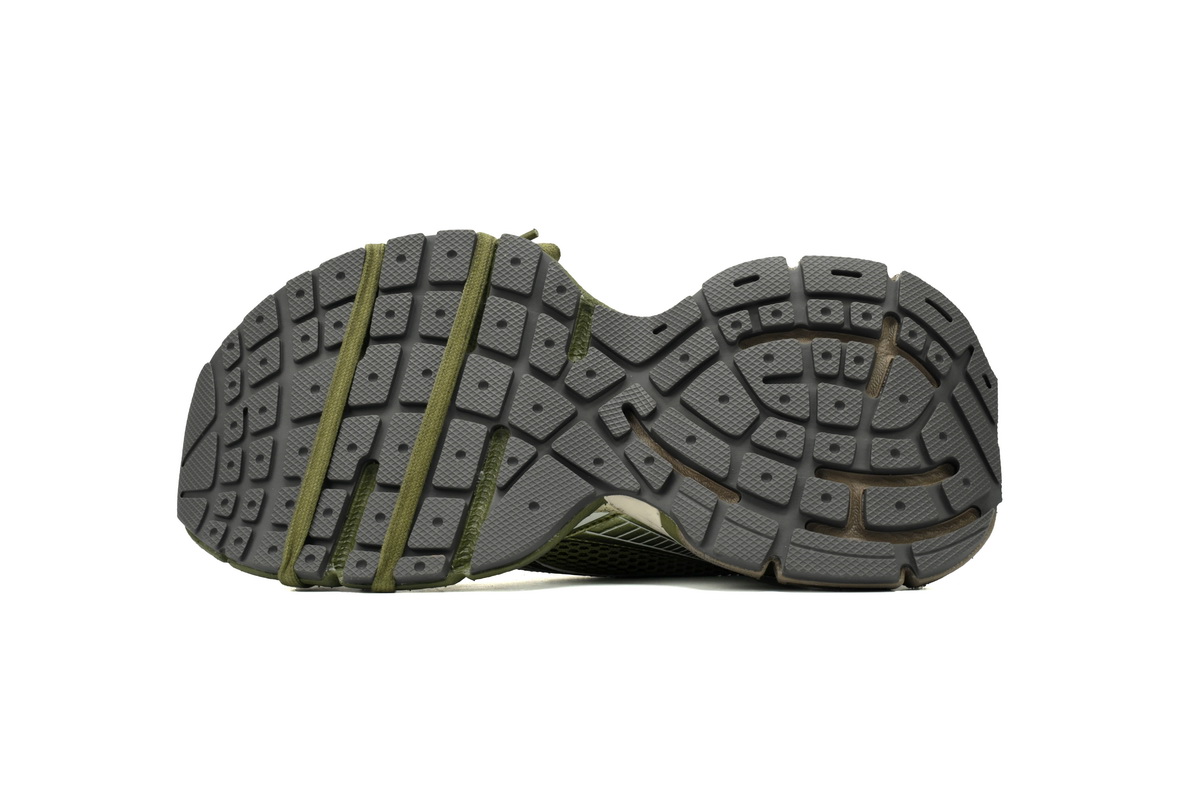 Balenciaga 3XL Sneaker Black Military Green 734734 W3XL6 7019
