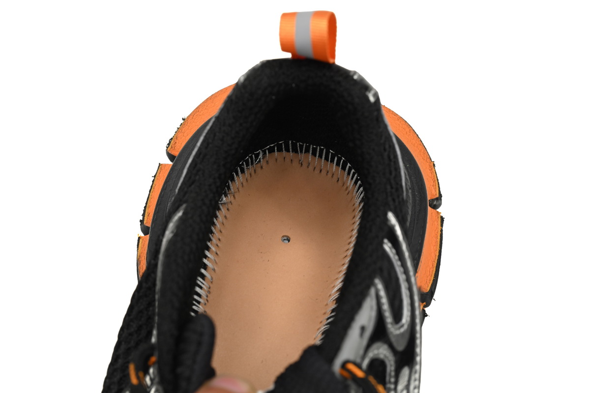 Balenciaga 3XL Sneaker Black Orange 734734 W3XL3 1178