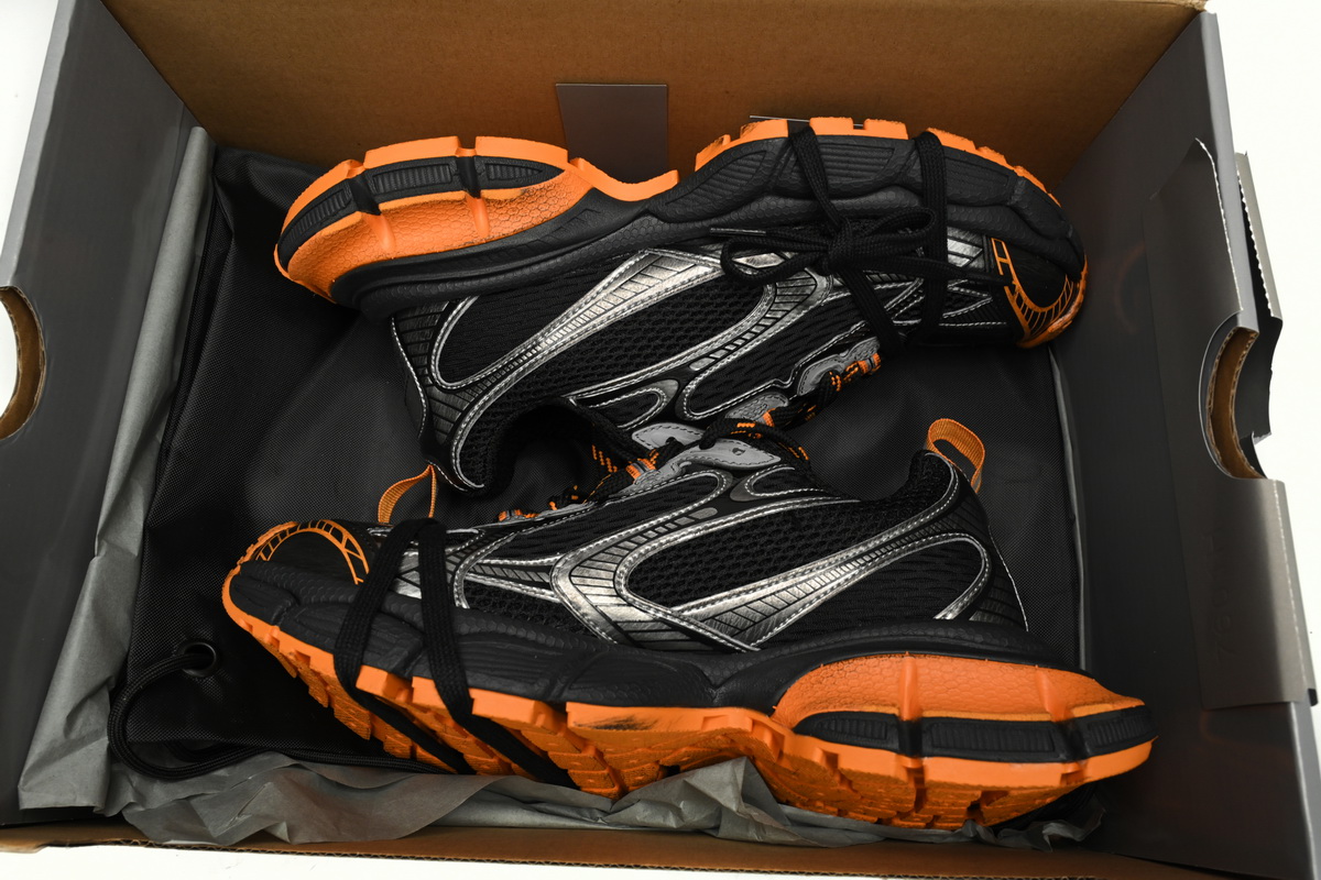 Balenciaga 3XL Sneaker Black Orange 734734 W3XL3 1178