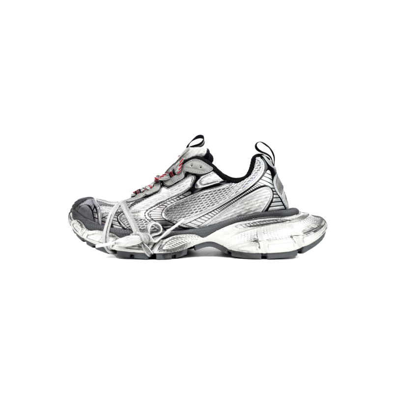 Balenciaga 3XL Sneaker Grey Red 542228 W2RB8 2801