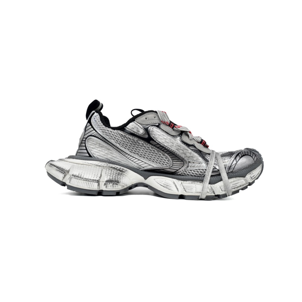 Balenciaga 3XL Sneaker Grey Red 542228 W2RB8 2801
