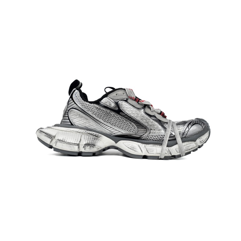 Balenciaga 3XL Sneaker Grey Red 542228 W2RB8 2801