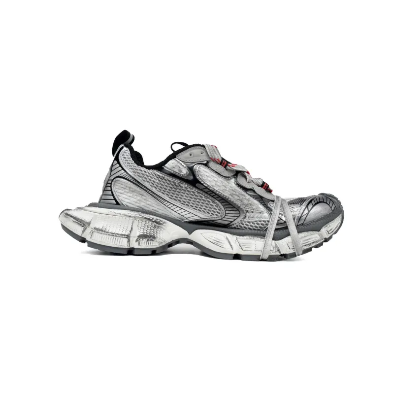 Balenciaga 3XL Sneaker Grey Red 542228 W2RB8 2801