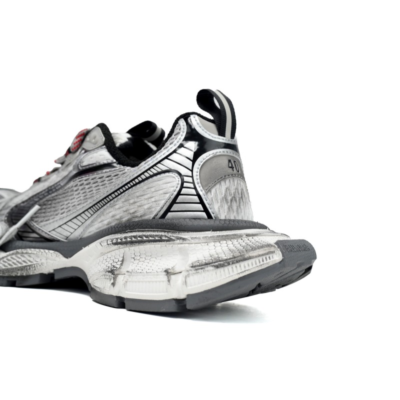 Balenciaga 3XL Sneaker Grey Red 542228 W2RB8 2801
