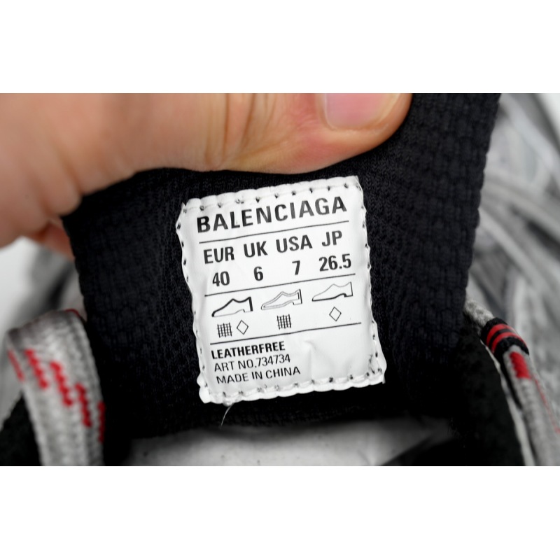 Balenciaga 3XL Sneaker Grey Red 542228 W2RB8 2801