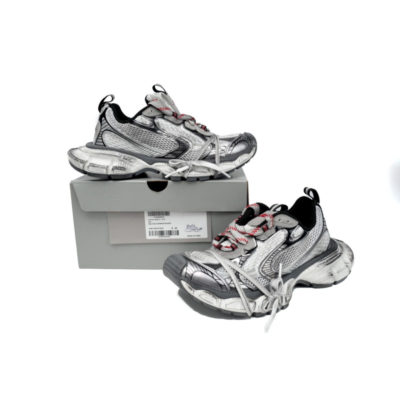 Balenciaga 3XL Sneaker Grey Red 542228 W2RB8 2801