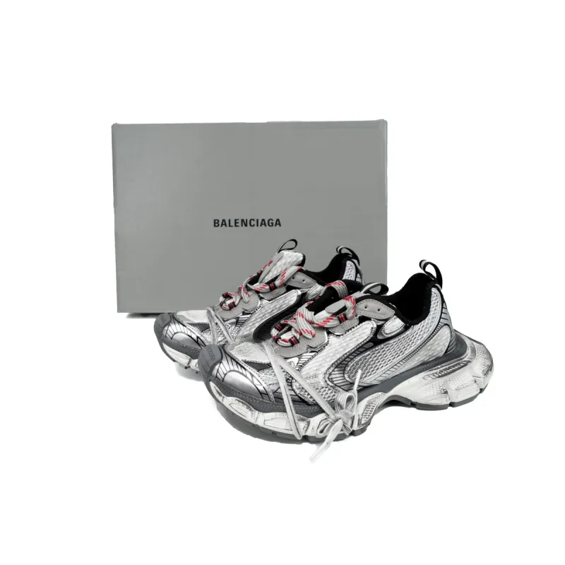 Balenciaga 3XL Sneaker Grey Red 542228 W2RB8 2801