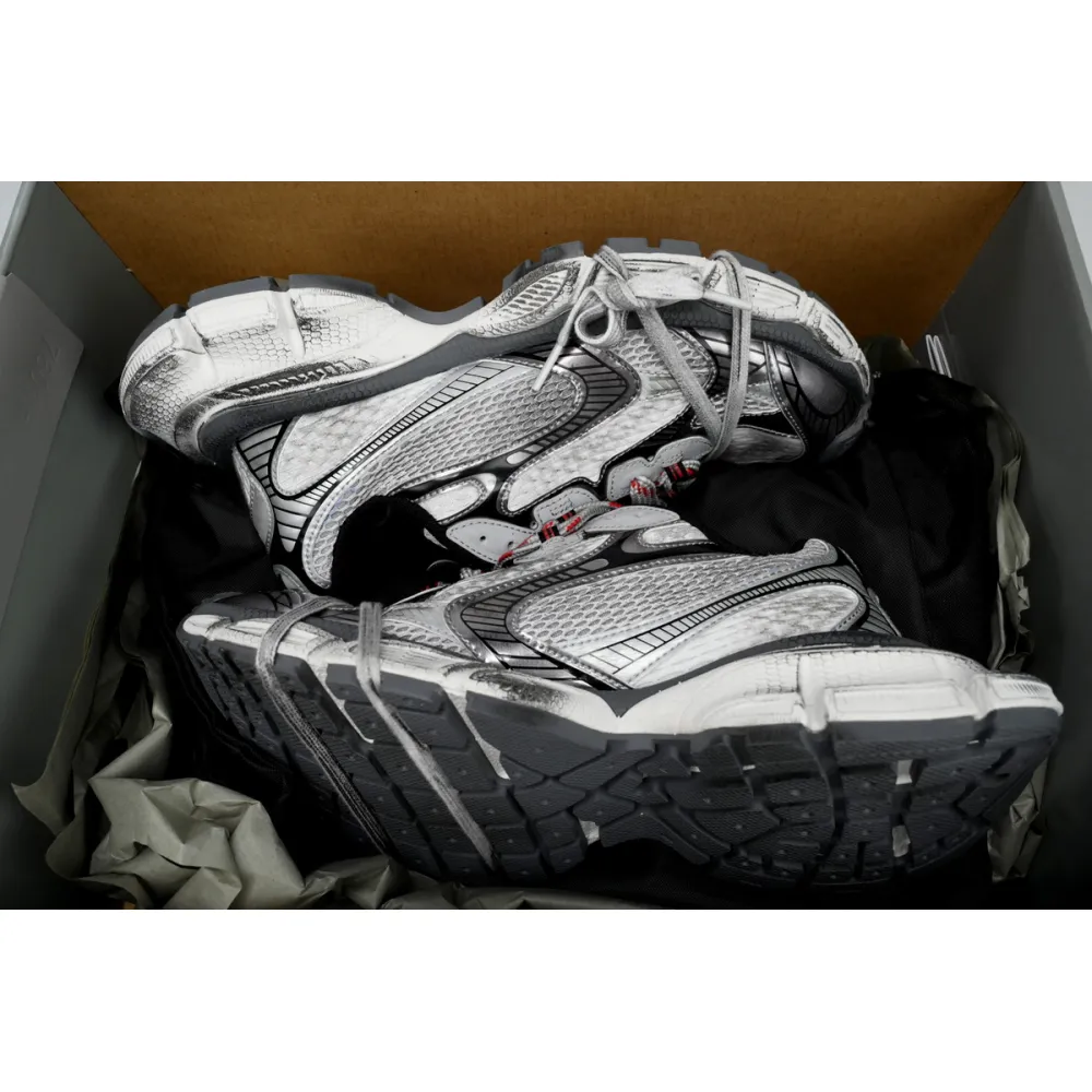 Balenciaga 3XL Sneaker Grey Red 542228 W2RB8 2801