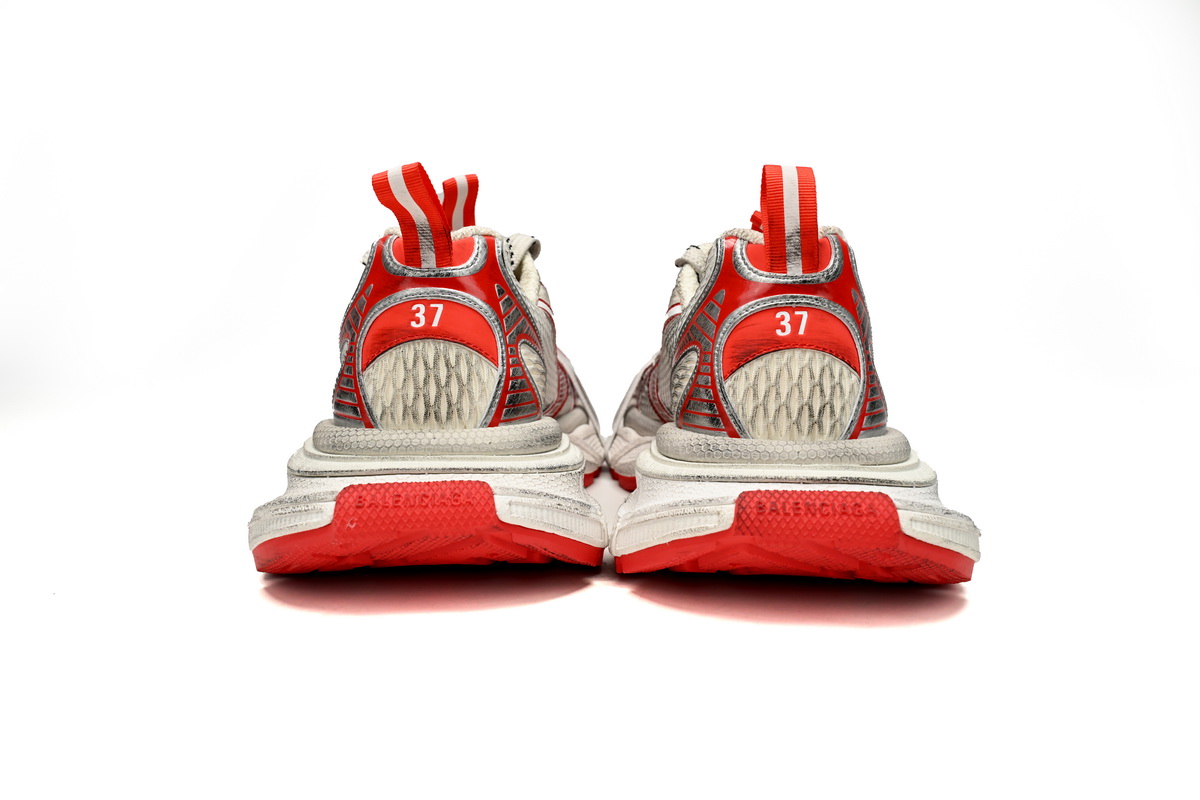 Balenciaga 3XL Sneaker White Red 734734 W3XL2 9060