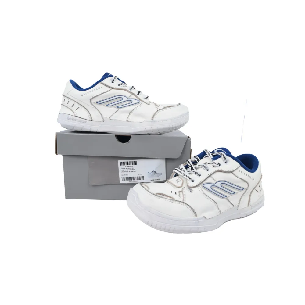 Balenciaga HAMPTONS WORN-OUT White Blue 841765 WCURB 9141