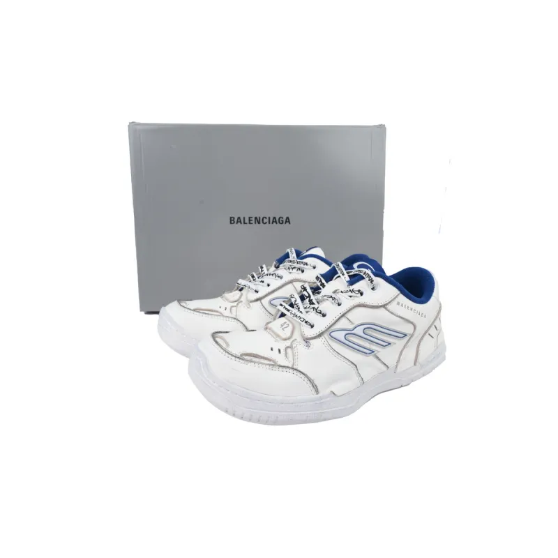 Balenciaga HAMPTONS WORN-OUT White Blue 841765 WCURB 9141