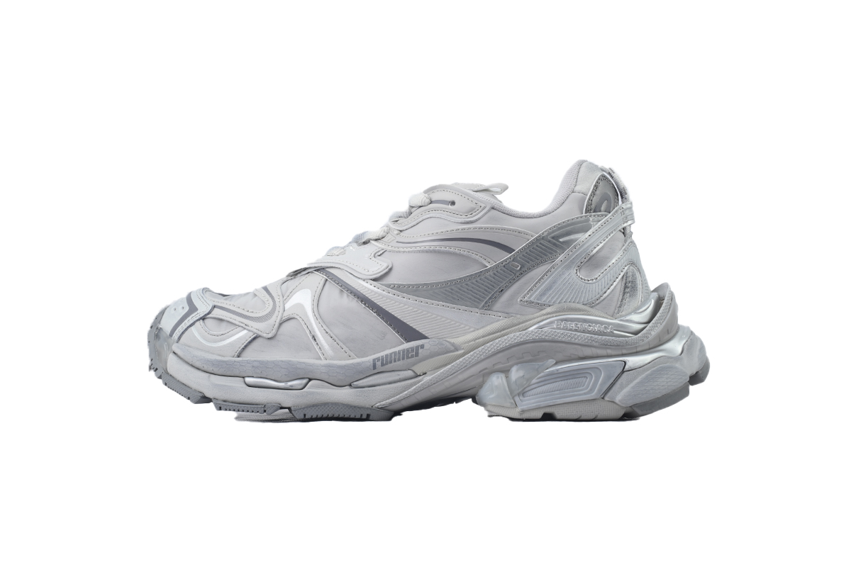 Balenciaga Runner 2.0 Grey Silver 779064 WRNNY 1180